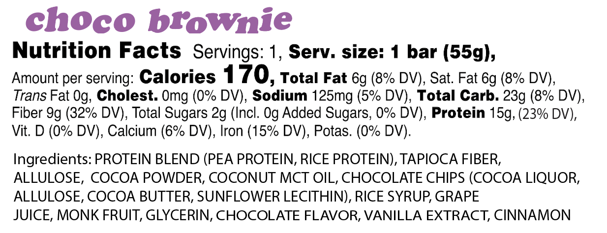 Choco Brownie Protein Bar 12 Pack
